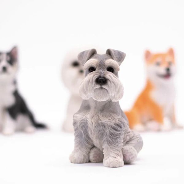 3D Schnauzer Силиконовая свеча плесень Diy Dog Ароматическая свеча изготовление мыла