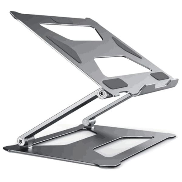 Stand portátil de liga de alumínio portátil dobramento de laptop para notebook MacBook Computador levantando o suporte de resfriamento não -letra