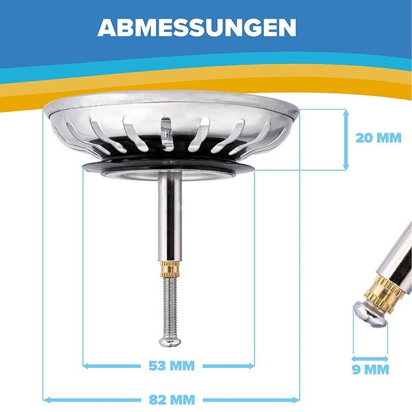 1pcs pia de cozinha plugue de resíduos de resíduos para blanco substituto filtro de resíduos de plugue de plugue de plugue de filtro de banheiro equipamento de banheiro