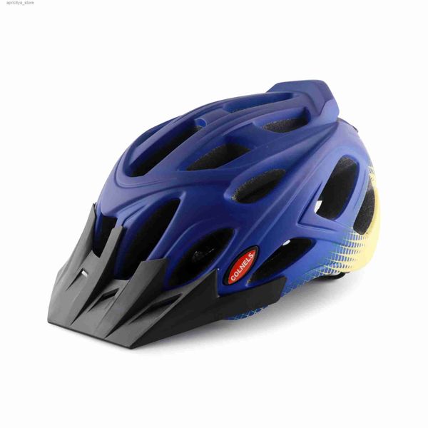 Capacetes de ciclismo MTB Bike Helmet Molded Ultralight Mountain Road Downhill Ciclismo Bicyc Capacete Homem Mulher Esporte ao ar livre Capacete de passeio L48