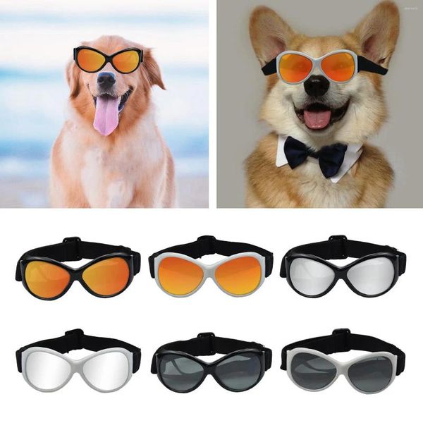 Hundekleidung wasserdichte Schutzbrillen mittelgroße Rassen Brillen Cosplay tragen Staubversorgungen PO -Requisiten