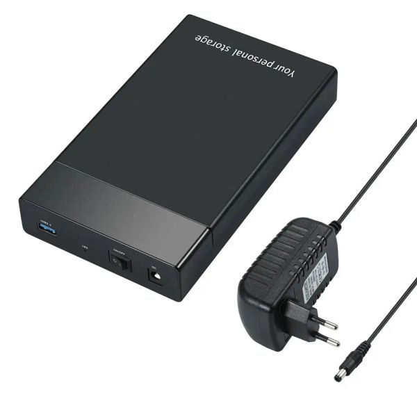 Корпус USB 3,0 до SATA III 2,5 дюйма 3,5 дюйма жесткого диска 6 Гбит / с внешний корпус HD SSD HDD для 2,5 