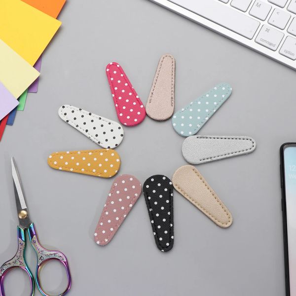 1pc Stickerei Schere Schutzhüllen PU Lederschere Deckung Nähwerkzeuge DIY Schere Hülle Haushaltswerkzeugzubehör Accessoires