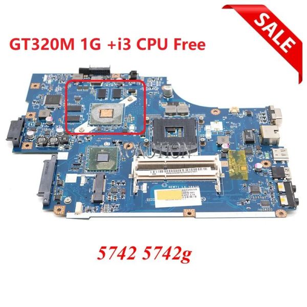 Scheda madre Nokotion MBBJY02001 MB.BJY02.001 LA5891P LA5893P LA5894P per Acer Aspire 5742G 5741 5741G Laptop Motherboard DDR3 GT320M 1G