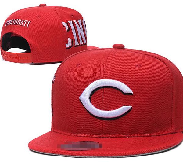 Amerikan Beyzbol Reds Snapback Los Angeles Hats Chicago La NY Pittsburgh New York Boston Casquette Sports Champs Dünya Serisi Şampiyonlar Ayarlanabilir Kapaklar A2