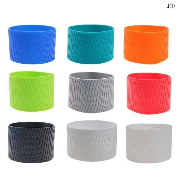 Maniche a tazza in ceramica in silicone JCD da 8 cm maniche a tazza da caffè maniche riciclabili a prova di vetro a prova di vetro.