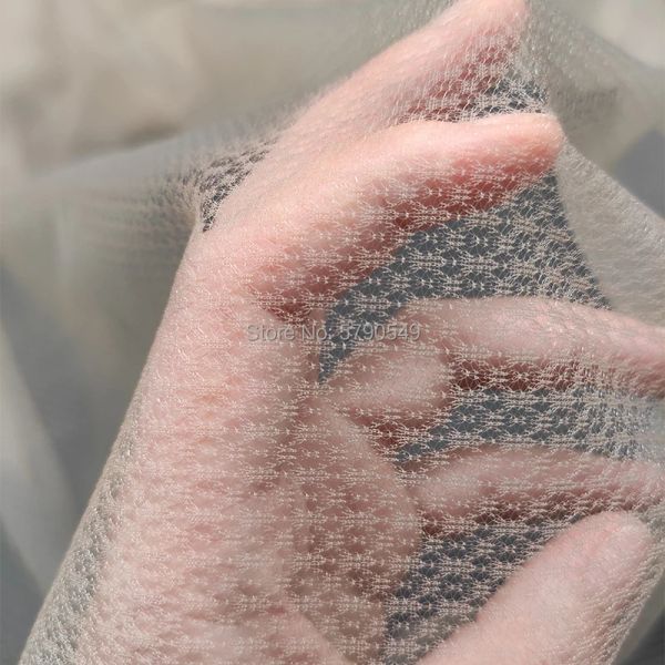 Material de rede de diamantes Fazendo tecido de rede de pele para fabricar Toupee Wig-top-skin-Net