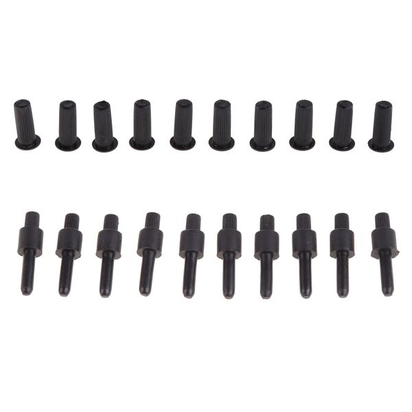 10 PCS DIY AUDIO AUDIO FUFLELLE PLÁSTICO Ball Socket Guides Grill Guida