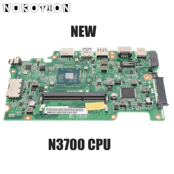 Motherboard Nokotion NEU NBMYK11005 NB.MYK11.005 DAZHKDMB6E0 für Acer Aspire ES1131 B116M B116MP Laptop Motherboard N3700 CPU