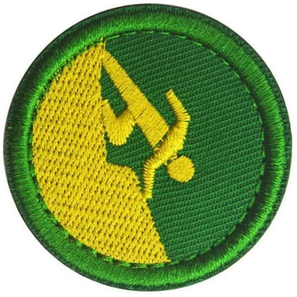 1pc Kids Boy Scout gestickt taktische Militärpatches Uniform Armbinden Hakenloop Backing DIY Applique Jungen Geschenke, 1,6 