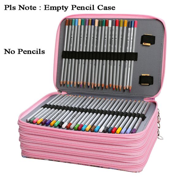 120/200/252 Slot Pencil Case School Pencilcase for Girl Stationery Pen Box Bag Affari Big Organizer Kit Forniture