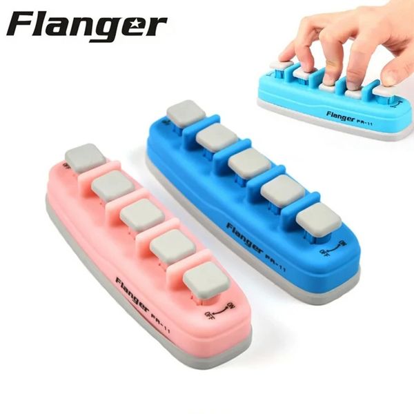 Flanger FA-11 Profesyonel Pembe / Mavi Piyano Parmak Tek Egzersizci Parmak Güçlendirici ve Piyano İçin El Egzersiz