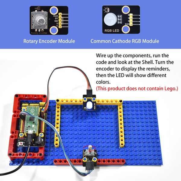 Keyestudio Raspberry Pi Pico 37/24/42 Raspberry Pi Pico Başlangıç ​​Kiti Desteği Pythonarduino Programlama için 1 Sensör Kitinde