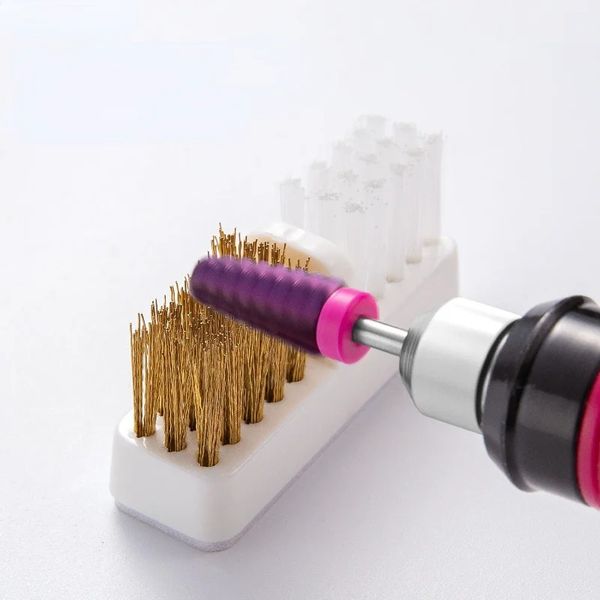Elektrische Maniküre Bohrer Nagelreinigung Polierkopf Pinselpolierkopf sauberes Werkzeug