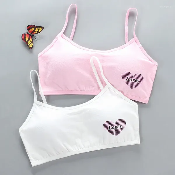 Outfit da yoga 8-16 anni Cotton Girls Training Bra Adolescente's Girl's Sport Bras Teen Girl Witneuwe