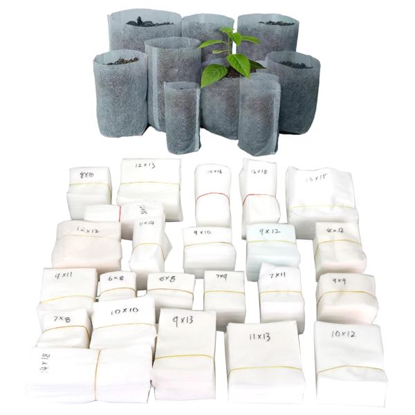 Biodegradable Nonwoven Taber Nursery Planter Brow Grow Sags Plantador cultivo Planting Pots Garden Garden Eco-Friendly Ventilate Bag