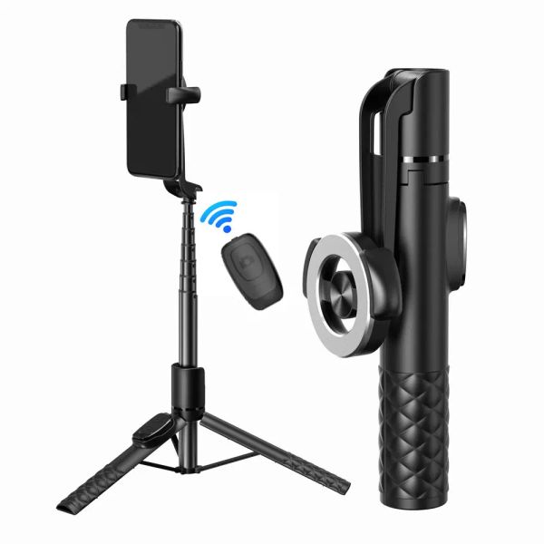 Stativ neue 130 cm magnetische Selfie -Stickstativ mit Fernbedienung für Magsafe iPhone 15 14 13 12 Pro Max Huawei Xiaomi Samsung Handy Tripod