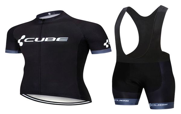 Cicling Jersey Set 2020 Pro Team Cube Cube Cycling Cycing Menwomen Summer MtB Bike Biban Shorts Kit Ropa Ciclismo6241536