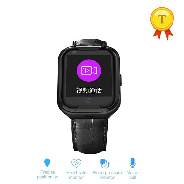 più recenti anziani vecchi donne donne 4G GPS Smart Watch Telefono Smartwatch SOS Anti-Lost GPS+WiFi Video Call Tracciamento Telefono