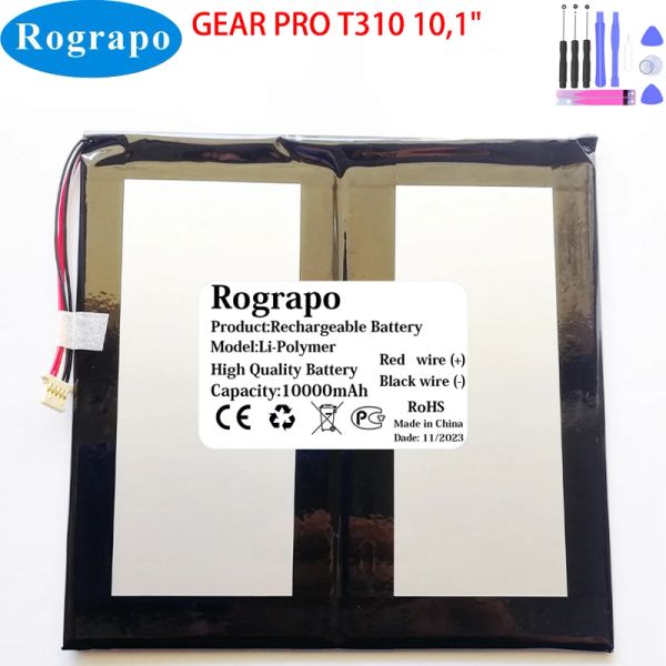 Power New 3.8V 10000mAh Tablet PC Bateria para Gear Pro T310 10,1 