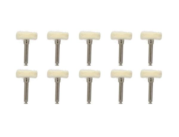 10pcslot Dental Polishing Woll Wollpolierpolierpolster für Rotationswerkzeuge Schmuck Buffing 235 mm4724187