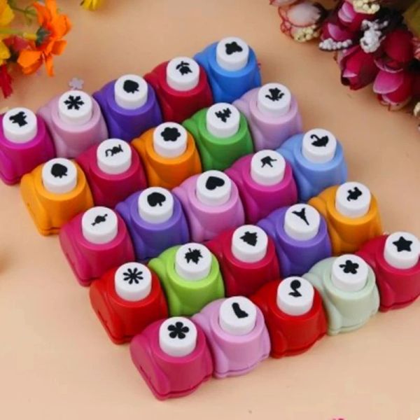 Punch 10 PCS/MOT Creative Mini Diy Punche Craft Scraftbooking Cut Card Paper Syster Hole Punch Punch Patter