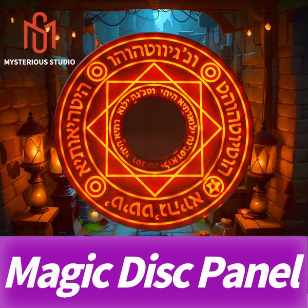 Mysterious Studio Room Escape Requent Magic Disc Panel setzen Sie die RFID