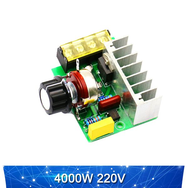 2000W 4000W 220V Reguladores de tensão de alta potência SCR Speed Controller Regulador de tensão eletrônica Termostato do governador