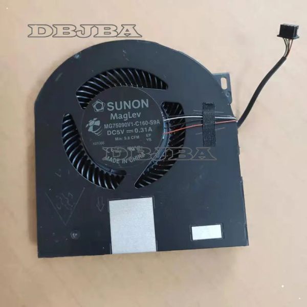 Almofadas para sunon mg75090v1c160s9a dc 5v 0,31a 4wire servidor de resfriamento