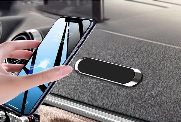 Универсальный держатель магнитного автомобильного телефона для iPhone 7 6S 5S 8 Xiaomi Huawei Держатель телефонной панель настенный магнитный наклейка на Car9490618