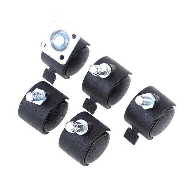 Rodas de cadeira de 4 PC 30mm Móveis Casters giratórios giratórios Substituição da roda de freio Cadeira universal Cadeira de escritório rodízios