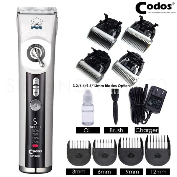Trimmers Codos CP9700 PET Clipper Professional Professional Dog Hair Trimmer Electric Cat Grooming Machin