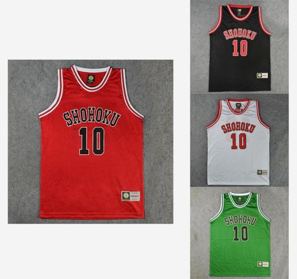 Costume da cosplay anime slam costume da cosplay shohoku sakuragi hanamichi basket maglietta maglietta sportiva indossare la squadra di pallacanestro uniforme9992438