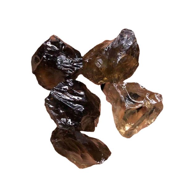 100g natürlicher rauchiger Quarz Rohstein Minenmine Tee Kristall Original Rock Mineral Exemplar Heilung Reiki Wohnkultur