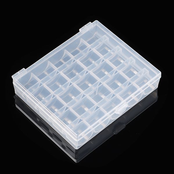 25/36GRIDS Fili in plastica Spools Box di stoccaggio Transprent Discussione Set bobina Set di bobina Custodia per cuci