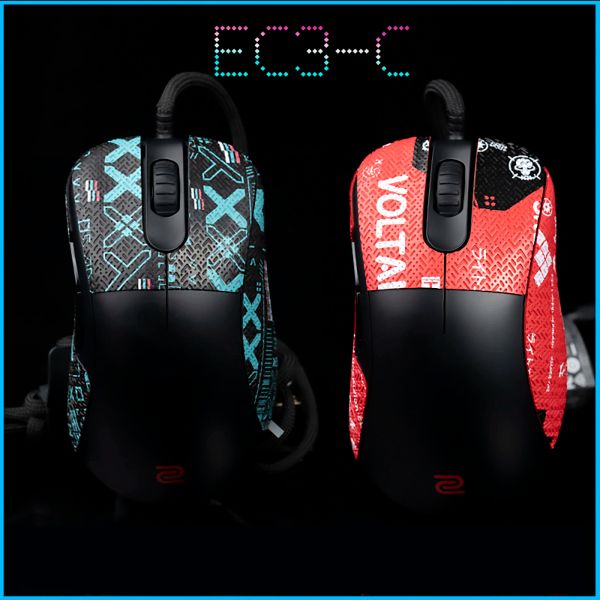 Acessórios Adesivo de mouse não -lip para Zowie EC3C Antislip Grip Fita para pastilhas resistentes ao suor de mouse Acessórios para jogos de patins