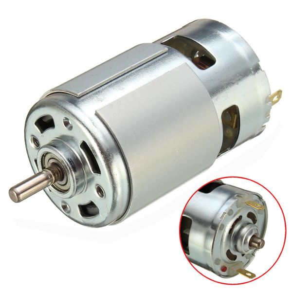 775 DC Motor DC 12V-36V 3500-9000 RPM BOWEY BÜYÜK TORK YÜZEYİ YÜKSEK YÜKSEK GÜÇLÜ DÜŞÜK GÜRÜLÜCÜ BİLEŞEN MOTOR AKSESUARLARI