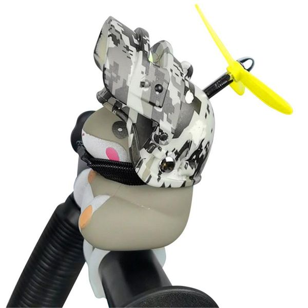 Fahrradmotor Sicherheit Horn Turbo Enten Bambus Dragonfly Hamster MTB Road Bike Motor Helm Reitzykluszubehör Heiße Verkauf