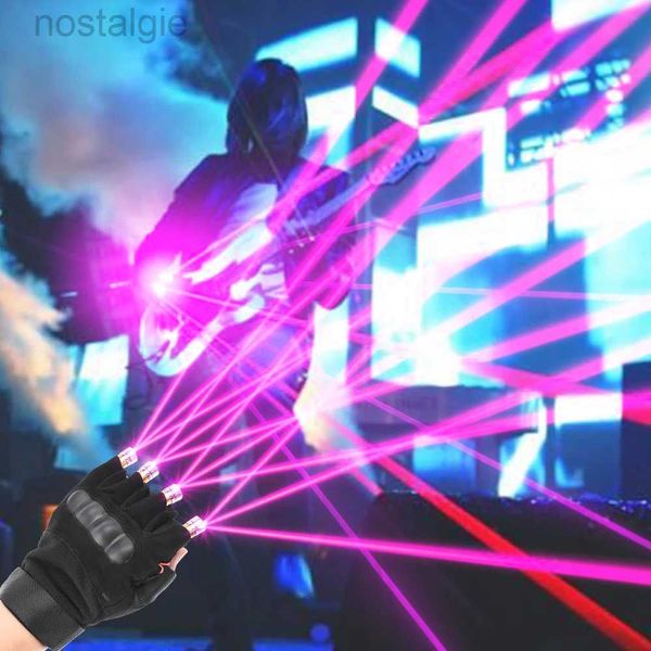 LED Rave Toy LED Laser Handschuhbühne Performance Laser Licht Disco Ballroom Atmosphäre hellrot rot grüne Laser Handhochzeit Effekt Light 240410