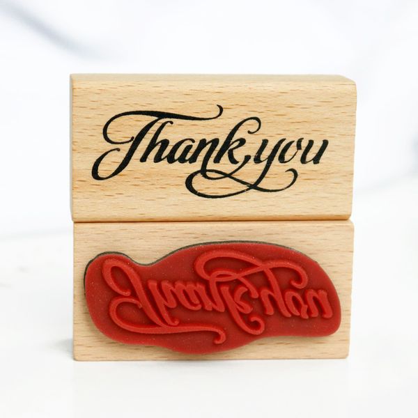 Obrigado Wood Stamps Diy Scrapbooking obrigado