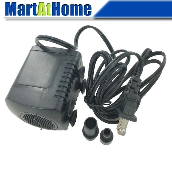 Mini pompa dell'acqua sommergibile 15W 800L / H 1,6 metri 110 V / 220 V per acquario di pesce a portata di giardino Acquario