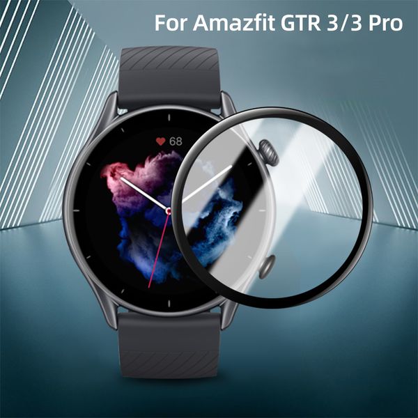 3PCS 9D Soft Protective Glass для Huami AmaMfit Gtr 3 Pro Glass Amast Fit Gtr3 3pro Gtr3pro SmartWatch ScreenProtector Cover Plam