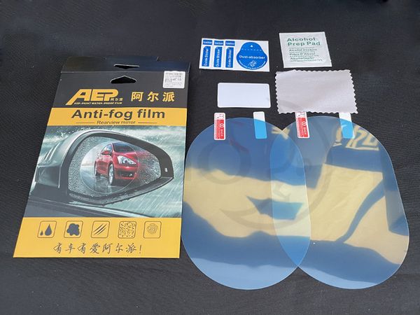 Kumpel 2 PCs Autoaufkleber Regenprooffilm für Auto Rückspiegel Autos Regenfilm klarer Anblick in regnerischen Tagen Autofilm