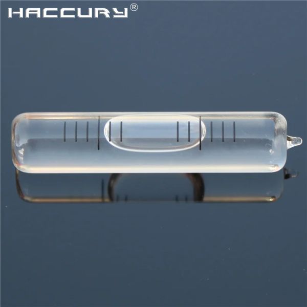 Haccury Transparent Glass Level Bubble Mini Tube Ampoule Strumento di misurazione