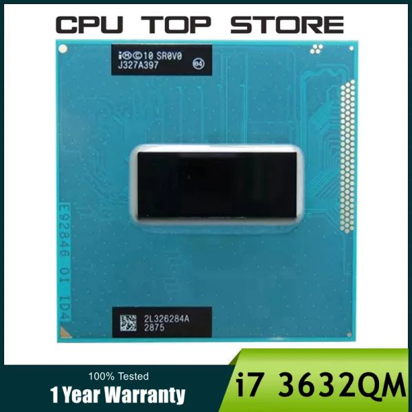 CPUS utilizzato Core I73632QM I7 3632QM SR0V0 da 2,2 GHz Quadcore Ottavadaggio del laptop PROCESSOBILE CPU del laptop 6M 35W Socket G2 / RPGA988B