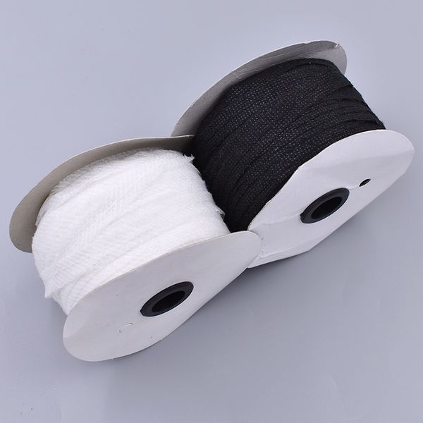 100 metros brancos cor preta branca não tecida fusível fusível fita adesiva de fita adesiva interlinante Acessórios de costura DIY