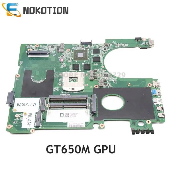 Scheda madre CN0MPT5M DA0R09MB6H1 CN0F9C71 CN072P0M 072P0M per Dell Inspiron 15R 5720 17R 7720 Laptop Motherboard HD4000 GT650M/GT630M GPU