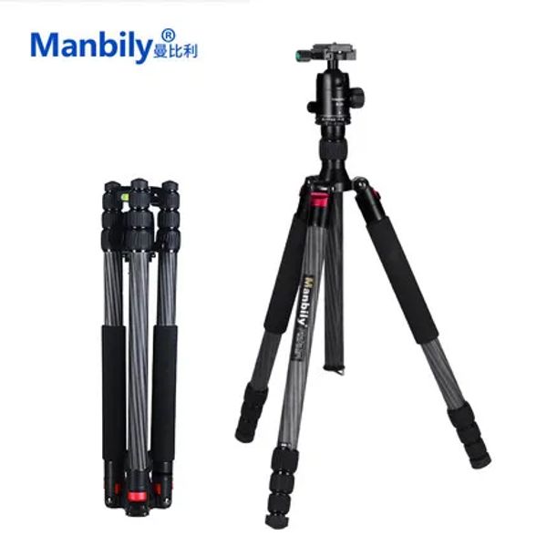 Штативы превосходные штативы с углеродным волокном для iPhone Digital Dislr Camera Heavy Camera Stand Professional Double Panoramic Ball Head