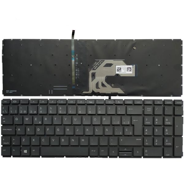 Tastaturen neue spanische lateinische Backbeleuchtungstastatur für HP Probook 450 G6 455 G6 455R G6 450 G7 455 G7 455R G7 SP LA