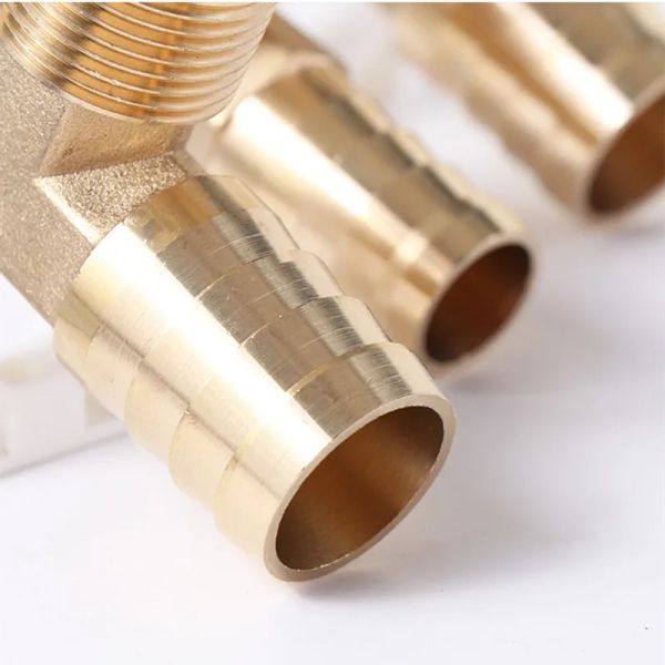 Conector de pagode 6 8 10 12 13 14 16mm Mangueira Conector Barbante Frea de cauda 1/8 1/4 3/8 1/2 3/4 1 Breadsp Brass Pipe Pipa Cotovel